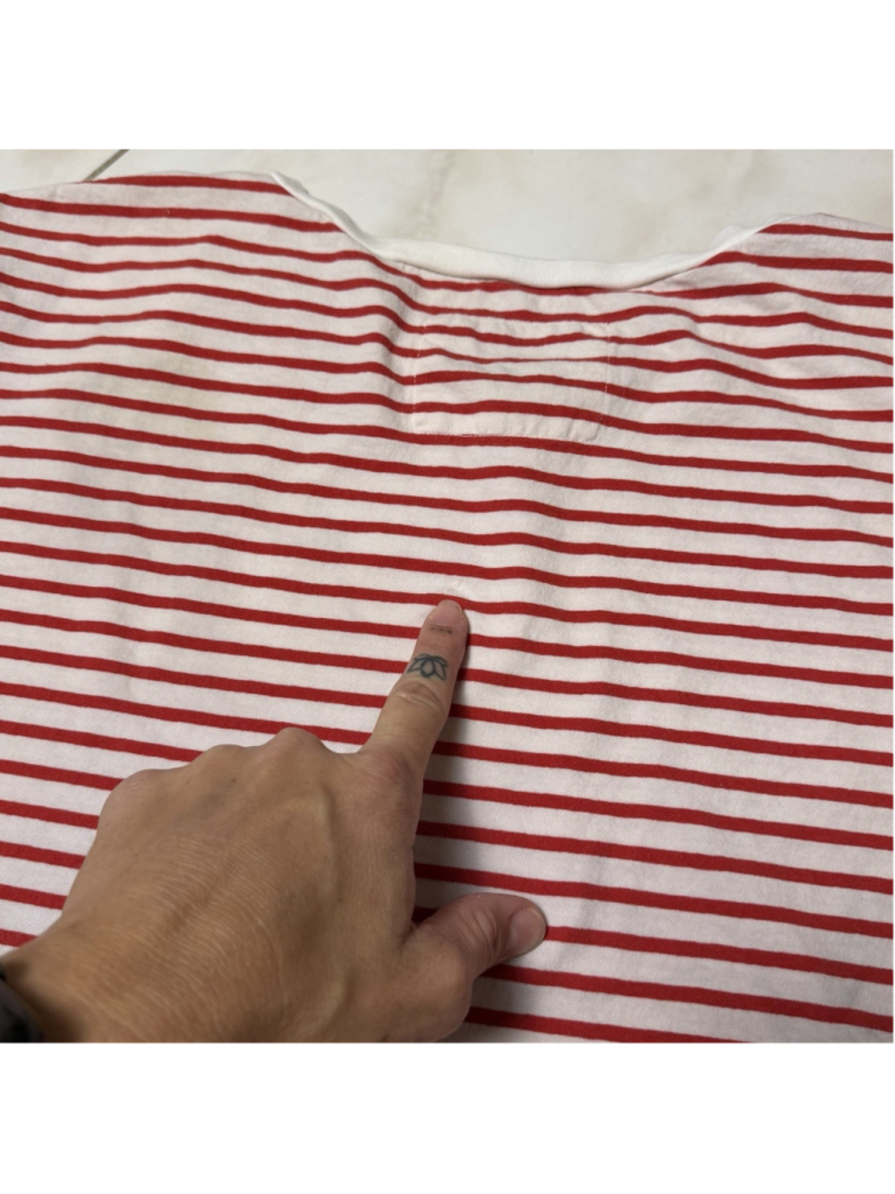 Frank & Eileen Josephine LOT x2 French Stripe Boxy Tee S Red/White & Navy/Blue - Picture 12 of 16